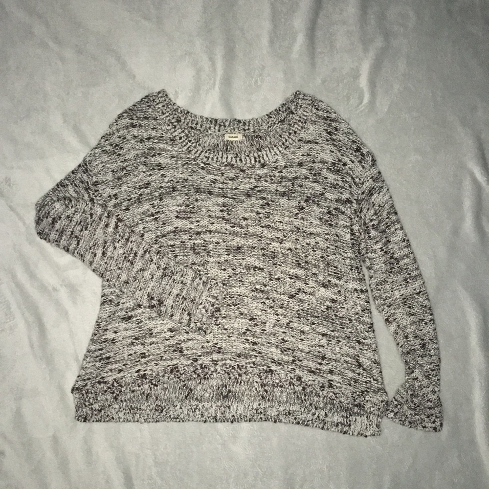 MULTI COLORED NEUTRAL SWEATER FROM GARAGE